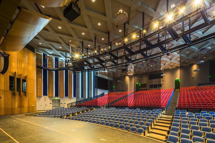Garfield-High-School-Escalante-Auditorium-5-Theatre-Seating-with-Roll-Drop-Lowered
