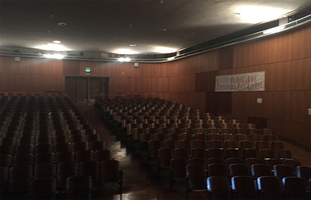 Herbert Hoover Middle School Auditorium by John Sergio Fisher &amp; Associates.